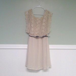 Formal, off-white dress